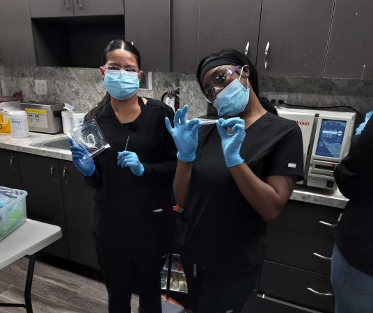 Dental Assistant School Student